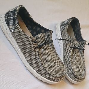Hey Dude Wendy Funk Tweed Slip On Shoe